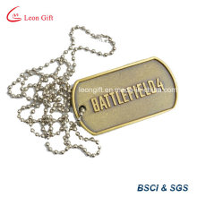 Bronze Color Metal Dog Tag for Military